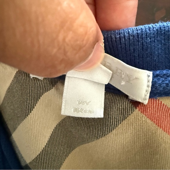 Burberry Blue Polo Shirt Classic Design - Picture 9 of 13